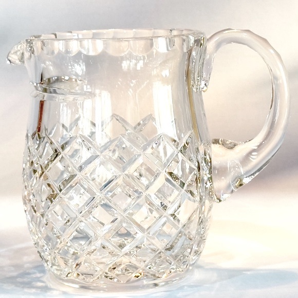 Gorgeous Vintage Ceska “Canterbury” Bohemian Crystal 5” Pitcher - Perfect - Picture 2 of 16